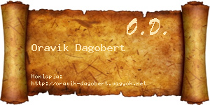 Oravik Dagobert névjegykártya
